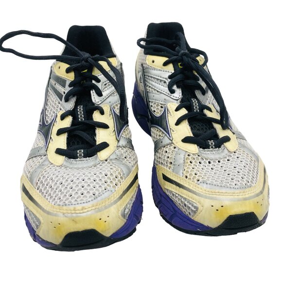 Mizuno Wave Inspire 8 Womens Running Shoes Sz 9.5 Gray Purple Style 8KN-24312 - Picture 2 of 12